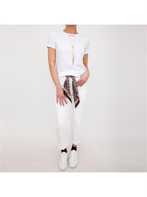T-SHIRT ELISABETTA FRANCHI BIANCO in DONNA