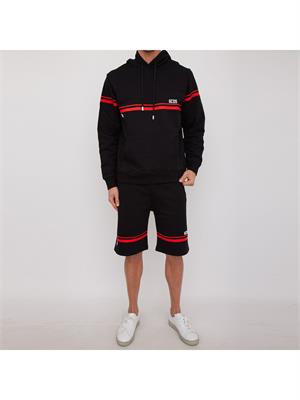 FELPA GCDS NERO in UOMO