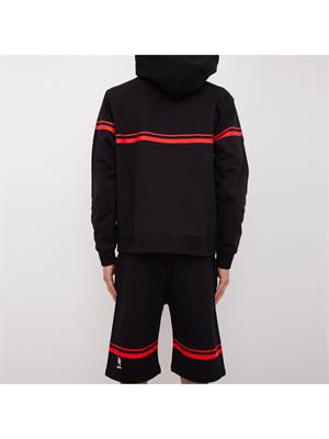 FELPA GCDS NERO in UOMO