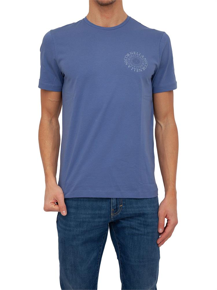 T-SHIRT CORNELIANI BLU