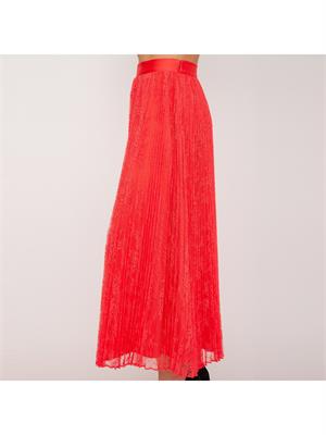 GONNA LUNGA TWIN-SET CORALLO in DONNA