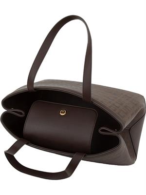BORSA A SPALLA ELISABETTA FRANCHI MARRONE in DONNA