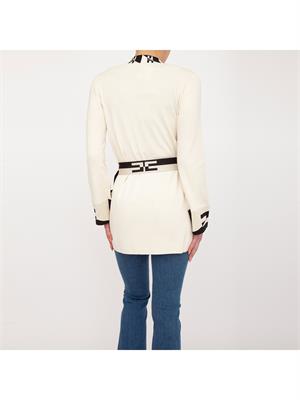 CARDIGAN ELISABETTA FRANCHI BURRO in DONNA