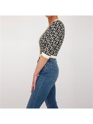 CARDIGAN ELISABETTA FRANCHI NERO in DONNA