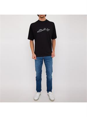 T-SHIRT BIKKEMBERGS NERO in UOMO