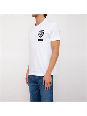 T-SHIRT BIKKEMBERGS BIANCO in UOMO