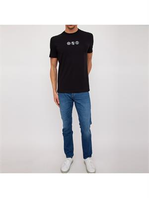 T-SHIRT BIKKEMBERGS NERO in UOMO