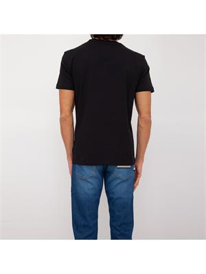 T-SHIRT BIKKEMBERGS NERO in UOMO