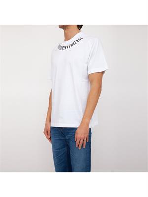 T-SHIRT BIKKEMBERGS BIANCO in UOMO