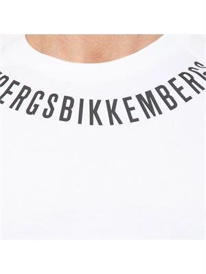 T-SHIRT BIKKEMBERGS BIANCO in UOMO