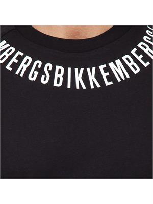 T-SHIRT BIKKEMBERGS NERO in UOMO