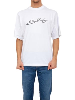 T-SHIRT BIKKEMBERGS BIANCO in UOMO