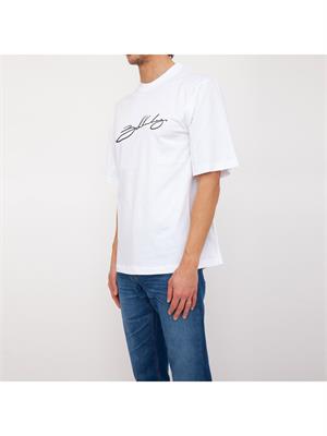 T-SHIRT BIKKEMBERGS BIANCO in UOMO