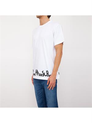 T-SHIRT BIKKEMBERGS BIANCO in UOMO