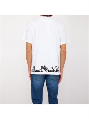 T-SHIRT BIKKEMBERGS BIANCO in UOMO