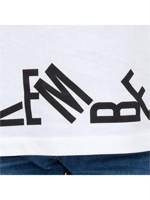 T-SHIRT BIKKEMBERGS BIANCO in UOMO