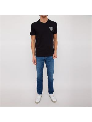 T-SHIRT BIKKEMBERGS NERO in UOMO