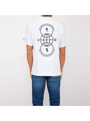 T-SHIRT BIKKEMBERGS BIANCO in UOMO