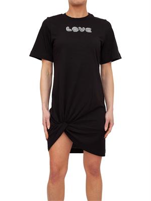 VESTITO LOVE MOSCHINO NERO in DONNA