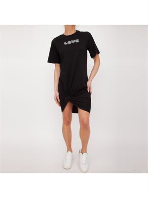 VESTITO LOVE MOSCHINO NERO in DONNA