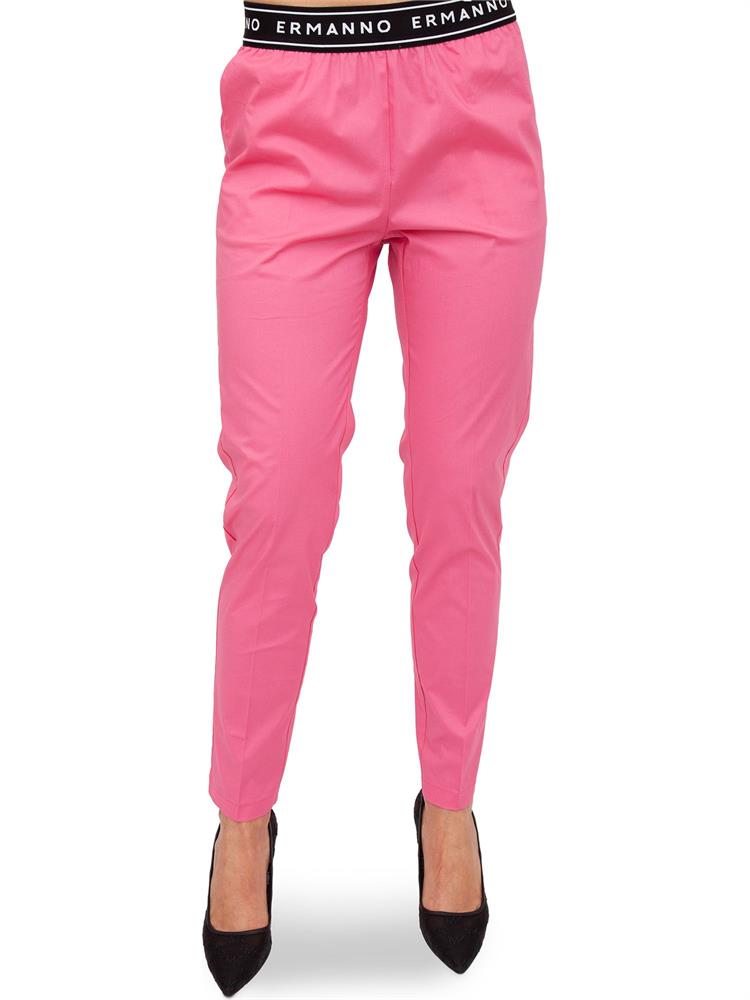 PANTALONE CASUAL ERMANNO FIRENZE ROSA