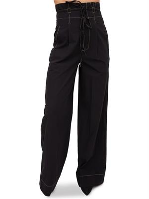 PANTALONE CASUAL TWIN-SET NERO in DONNA