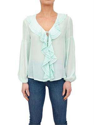BLUSA GUESS JEANS ACQUAMARINA in DONNA