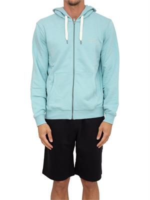 FELPA GUESS JEANS CELESTE in UOMO