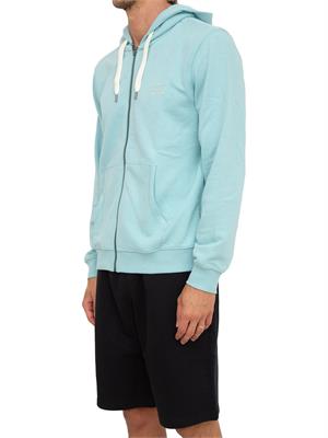 FELPA GUESS JEANS CELESTE in UOMO