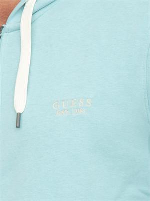 FELPA GUESS JEANS CELESTE in UOMO