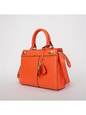 BORSA A SPALLA GUESS JEANS ARANCIONE in DONNA