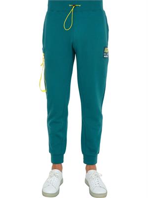 PANTALONE TUTA GUESS JEANS VERDE in UOMO