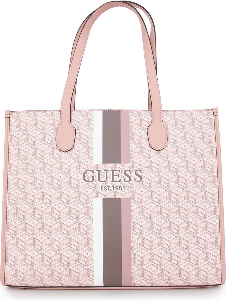 BORSA A SPALLA GUESS JEANS ROSA