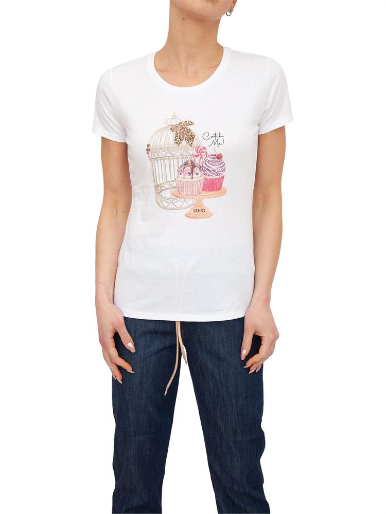 T-SHIRT LIU JO BIANCO