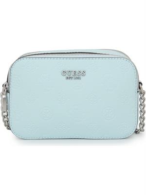 BORSA A SPALLA GUESS JEANS CELESTE in DONNA
