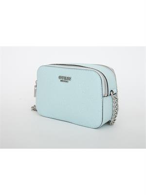 BORSA A SPALLA GUESS JEANS CELESTE in DONNA