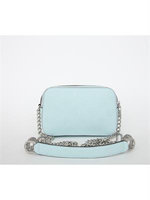 BORSA A SPALLA GUESS JEANS CELESTE in DONNA