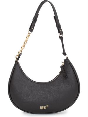 BORSA A SPALLA RED VALENTINO NERO in DONNA