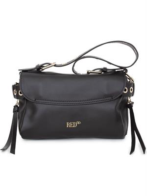 BORSA A SPALLA RED VALENTINO NERO in DONNA