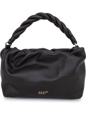 BORSA A SPALLA RED VALENTINO NERO in DONNA