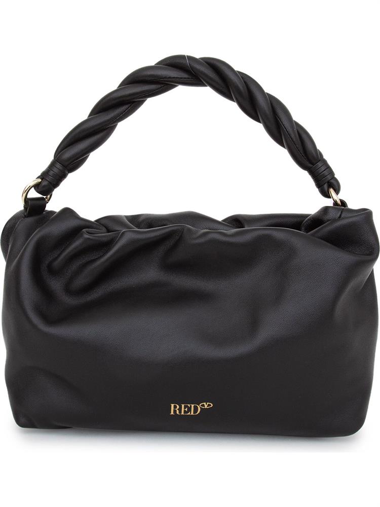 BORSA A SPALLA RED VALENTINO NERO