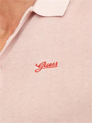 POLO GUESS JEANS ROSA in UOMO