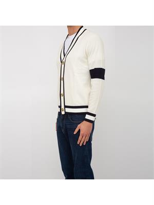 CARDIGAN PAOLO PECORA AVORIO in UOMO
