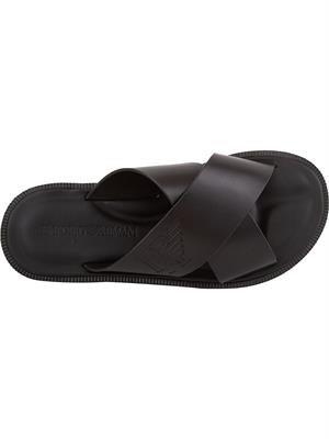 CIABATTE EMPORIO ARMANI NERO in UOMO