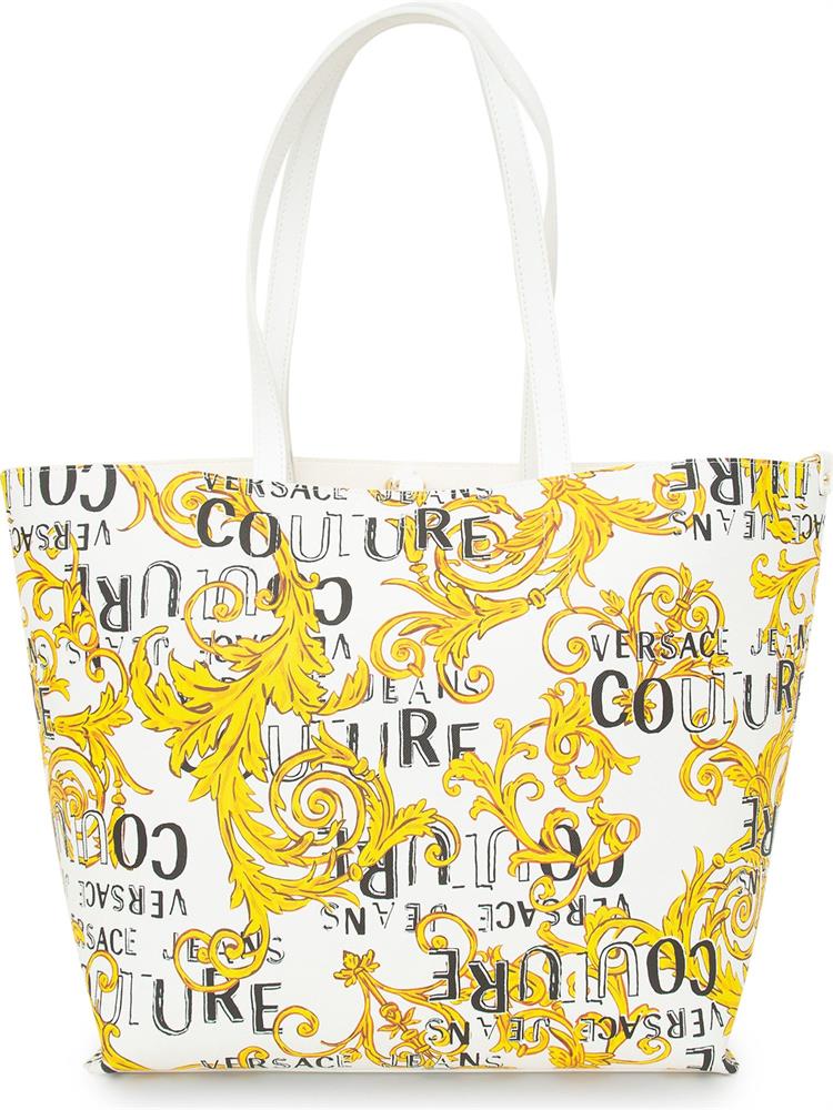 BORSA A SPALLA VERSACE JEANS COUTURE BIANCO