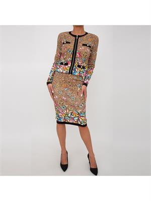 GONNA LUNGA BLUGIRL ANIMALIER in DONNA