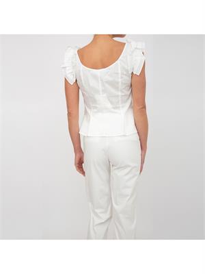 CAMICIA MANICA CORTA KOCCA BIANCO in DONNA