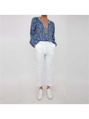 PANTALONE CASUAL KOCCA BIANCO in DONNA