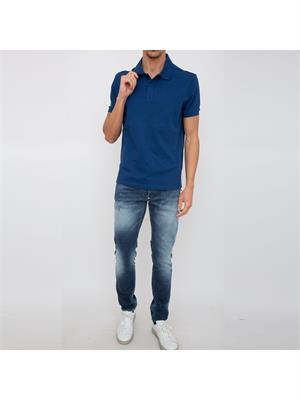 POLO BIKKEMBERGS BLU in UOMO