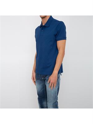 POLO BIKKEMBERGS BLU in UOMO